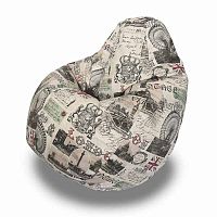 Кресло - мешок Груша жаккард Челси