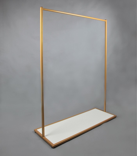 Вешало неразборное для одежды СТ-110-Л(зол/бел) Вешало неразборное для одежды СТ-110-Л(зол/бел)