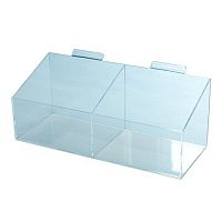 Короб из оргстекла двойной на Торговая панель OL-677/2-TP
