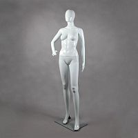 Манекен женский для одежды, белый глянец FAM-11/A-3(бел гл)