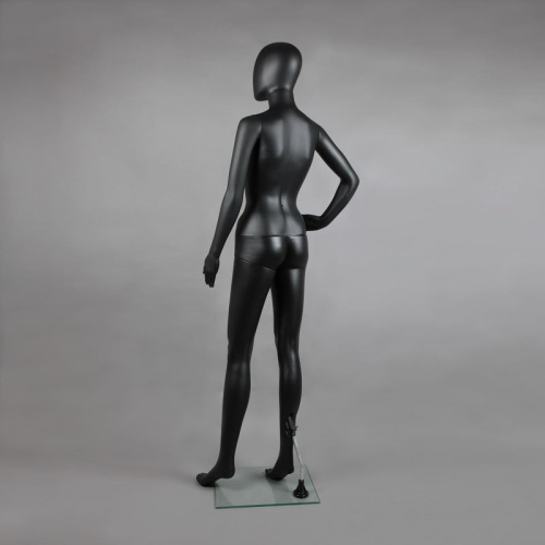 Манекен женский без лица FAM-11/A-3(черн мат) фото 3