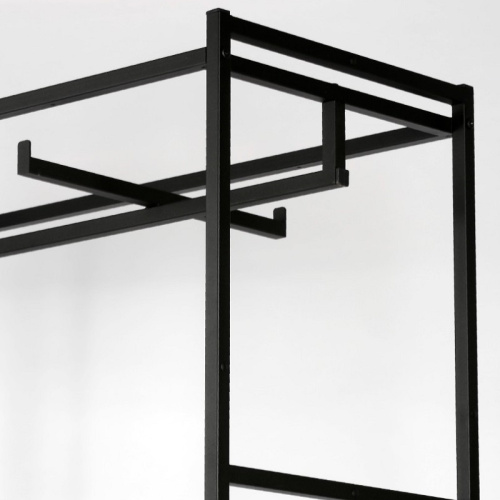 Стеллаж для магазина с белой полкой A22120-03(ч/б) фото 5 Стеллаж для магазина с белой полкой A22120-03(ч/б) фото 5