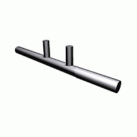 Опора для плоской колонны 500 мм, хром TRI-26(T-26)