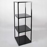 Стеллаж для магазина одежды, 1500х500, металлический, черный СТС-1-Л