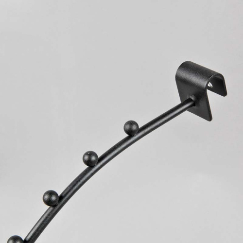 Кронштейн на овальную трубу U220136(черн) фото 2