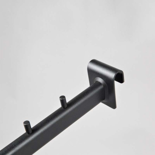 Кронштейн на овальную трубу прямой U7297T(черн) фото 2 Кронштейн на овальную трубу прямой U7297T(черн) фото 2