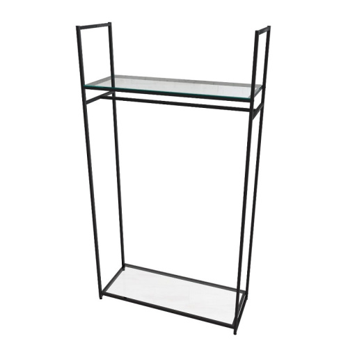 Стеллаж для магазина с полкой из стекла AC22120-02(черн) фото 2 Стеллаж для магазина с полкой из стекла AC22120-02(черн) фото 2