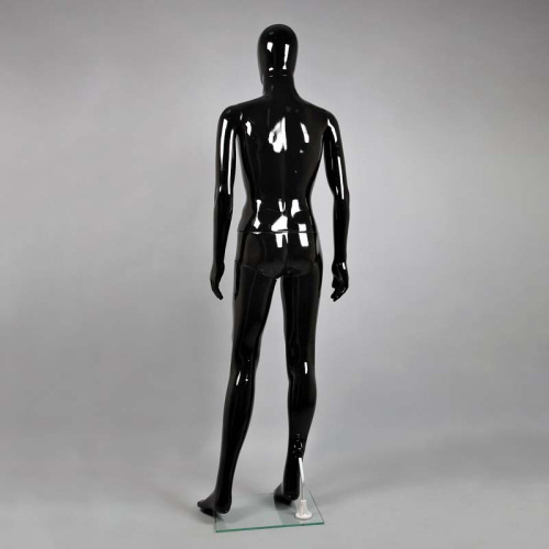 Манекен мужской для одежды, безликий MAM-2(черн гл) фото 4