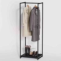 Стеллаж для магазина с черной полкой A1760-02(ч/ч)