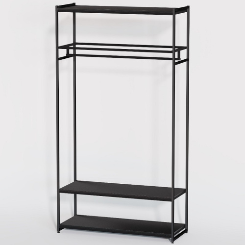 Стеллаж для магазина с черной полкой A22120-13(ч/ч) фото 2