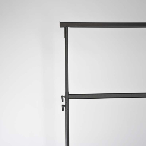 Вешало двухъярусное для одежды, регулируемое СТ-021-Л(черн) фото 2