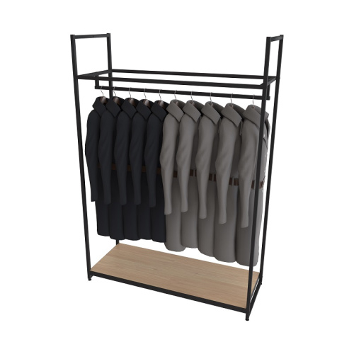 Стеллаж для магазина с полкой цвета дуб сонома A17120-03(ч/дс)