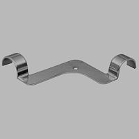 Держатель угловой для ДСП/стекла, хром UNO-25