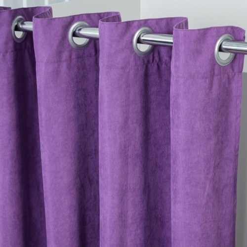 Штора для примерочной с люверсами Н-1К-фиол