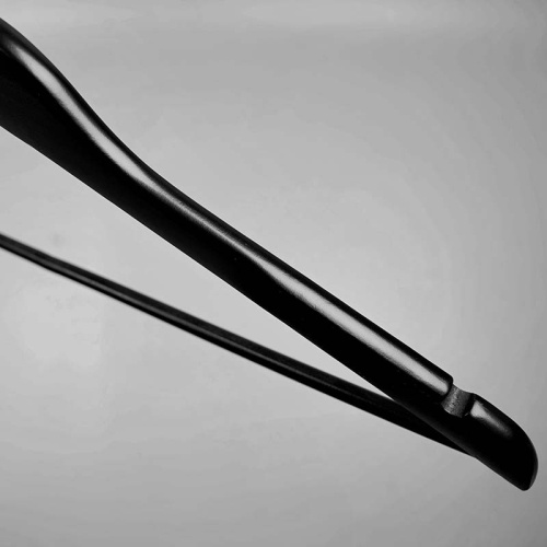 Вешалка-плечики деревянная с перекладиной C30N-К(черн мат) фото 3