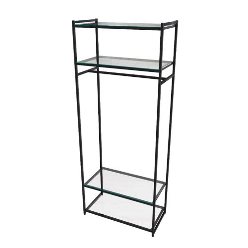 Стеллаж для магазина с полкой из стекла AC2290-15(черн) фото 2