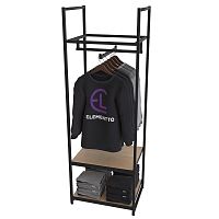 Стеллаж для магазина с полкой цвета дуб сонома A1760-08(ч/дс)