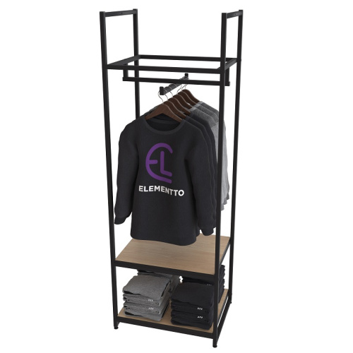 Стеллаж для магазина с полкой цвета дуб сонома A1760-08(ч/дс)