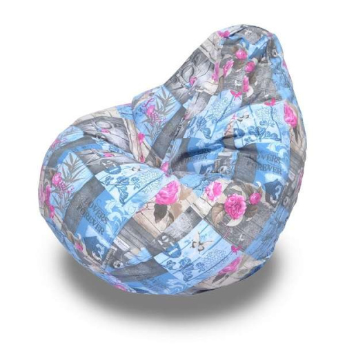 Кресло - мешок Груша жаккард Грейс