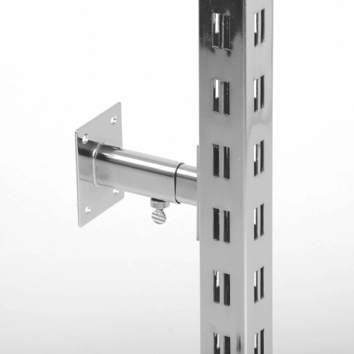 Крепеж на стену регулируемый, хром TP15 фото 3