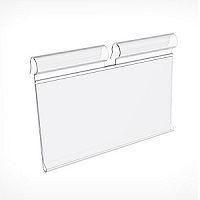 Ценникодержатель для крючка Цвет: прозрачный Ширина, мм: 70 Высота, мм: 39