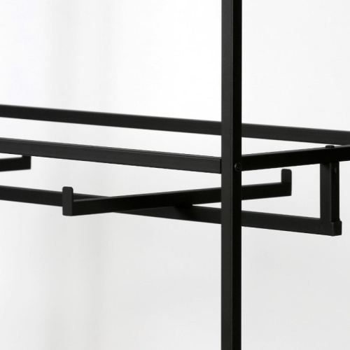 Стеллаж для магазина с белой полкой A22120-03(ч/б) фото 6 Стеллаж для магазина с белой полкой A22120-03(ч/б) фото 6