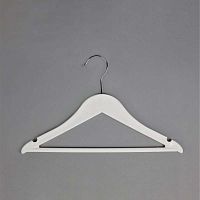 Вешалка-плечики для детской одежды, белая В-219(бел)