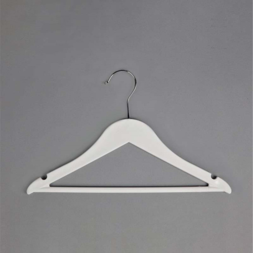 Вешалка-плечики для детской одежды, белая В-219(бел)