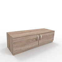 Торговая тумба (накопитель), с дверями Высота: 350 мм Ширина: 1200 мм Цвет: дуб сонома Н-35-Д(дуб)