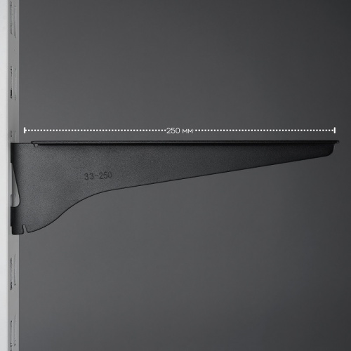 Полкодержатель левый 2247SX-250(черн) фото 2