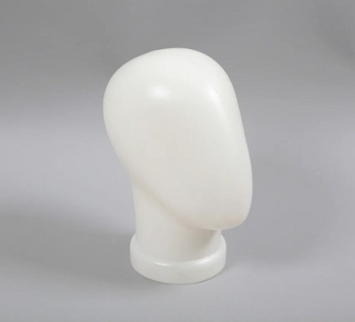 Манекен головы без лица Г-201Б(бел)