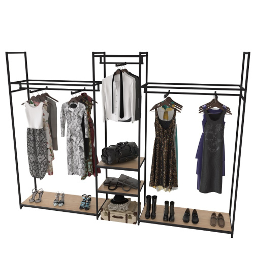 Стеллаж для магазина с полкой цвета дуб сонома K2206(ч/дс)