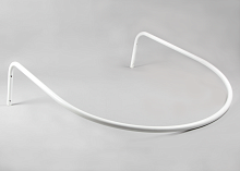 Примерочная полукруглая, белая П-109-Л(бел)