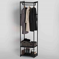 Стеллаж для магазина с черной полкой A2260-09(ч/ч)