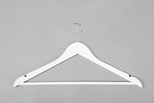 Вешалка-плечики для одежды, белая MD-P-66B (бел)-45