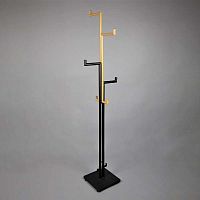 Вешало напольное с кронштейнами для одежды СТ-500-Л(черн/зол)