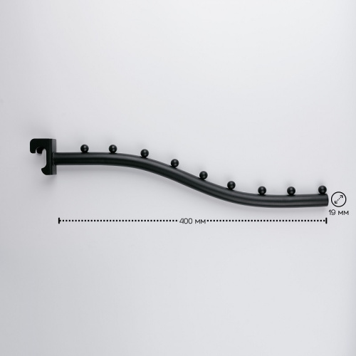 Кронштейн для овальной трубы U8502N(черн) фото 2