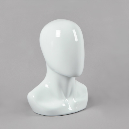 Манекен головы мужской для шапок Г-406М(бел)