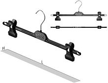 Вешалка пластиковая GL-35(черн)