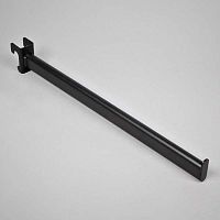 Кронштейн прямой для овальной трубы U-305N-400-Л(черн)