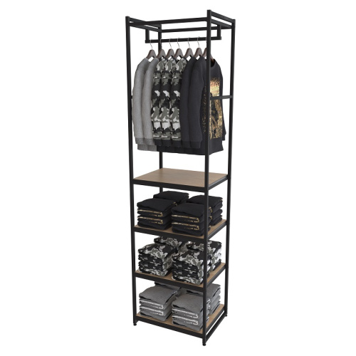 Стеллаж для магазина с полкой цвета дуб сонома A2260-19(ч/дс)