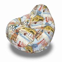 Кресло - мешок Груша жаккард Париж