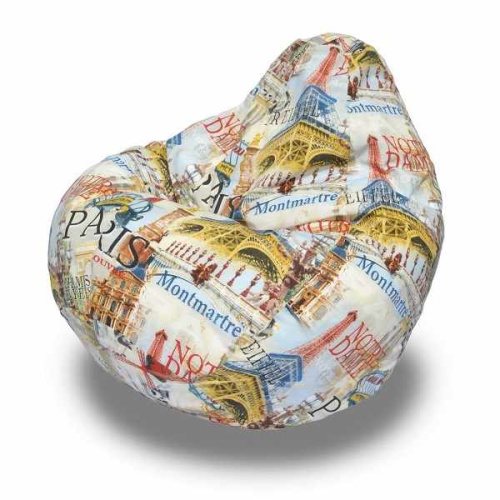 Кресло - мешок Груша жаккард Париж