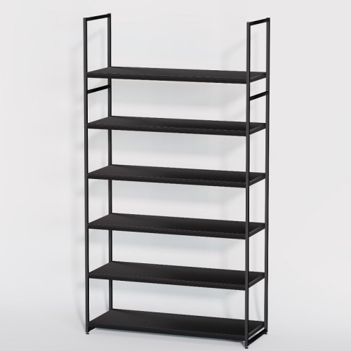 Стеллаж для магазина с черной полкой A22120-20(ч/ч) фото 2 Стеллаж для магазина с черной полкой A22120-20(ч/ч) фото 2