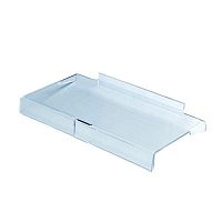 Полка из оргстекла для обуви, с ценником (с упором) OL-502