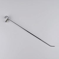 Кронштейн на овальную трубу L=300мм, хром, диаметр прутка6мм U5006