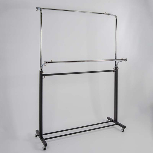 Вешало для одежды регулируемое по высоте и ширине передвижное WT005 фото 2