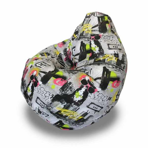 Кресло - мешок Груша жаккард Догги