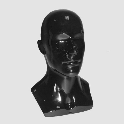 Манекен головы мужской Г-402(черн)