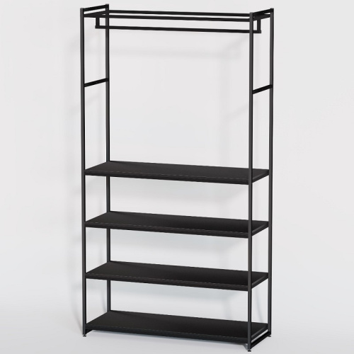 Стеллаж для магазина с черной полкой A22120-19(ч/ч) фото 2